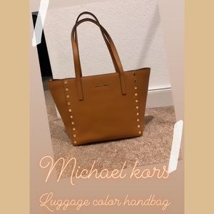 Michael KORS Luggage colored Tote.